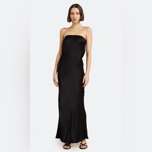 BEC + BRIDGE
Black Moon Dance Strapless Maxi Dress